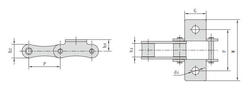<font color='red'>55V</font>DK1_S型鋼制農(nóng)機鏈附件