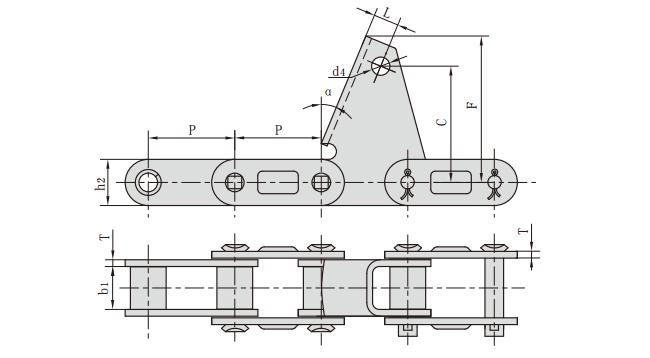 38.4VBF4_<font color='red'>C型<font color='red'>鋼制</font><font color='red'>農(nóng)機(jī)</font>鏈</font>附件