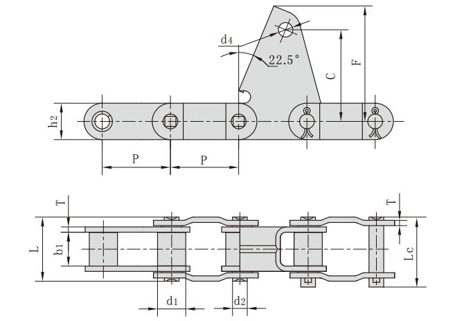 <font color='red'>38.4VB</font>F2_CA型钢制农机链附件