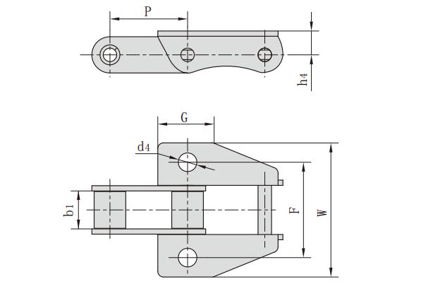 C<font color='red'>A557</font>K39M_CA型鋼制農(nóng)機(jī)鏈附