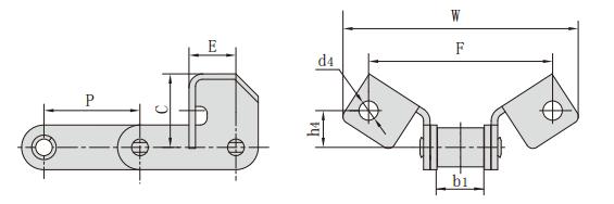 C<font color='red'>A550</font>VF14_CA型鋼制農機鏈附